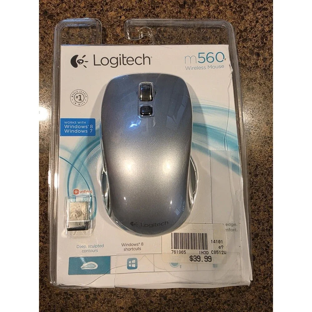 Logitech M560 Wireless Mouse with Unifying Receiver